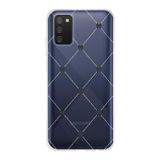 Manitoba Samsung Galaxy A02S Uyumlu Kurdeleler Tasarımlı Baskılı Şeffaf Telefon Kılıfı