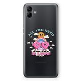 Manitoba Samsung Galaxy A04 Uyumlu All You Need Tasarımlı Baskılı Şeffaf Telefon Kılıfı