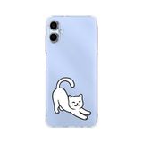 Manitoba Samsung Galaxy A04 Uyumlu Baskılı Yumuşak Silikon Şeffaf Telefon Kılıfı, Desen