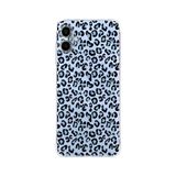 Manitoba Samsung Galaxy A04 Uyumlu Baskılı Yumuşak Silikon Şeffaf Telefon Kılıfı, Leopar Desen, Siyah