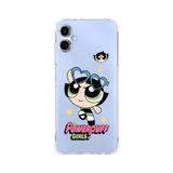 Manitoba Samsung Galaxy A04 Uyumlu Baskılı Yumuşak Silikon Şeffaf Telefon Kılıfı, Powerpuff Girls Desen