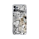 Manitoba Samsung Galaxy A04 Uyumlu Baskılı Yumuşak Silikon Şeffaf Telefon Kılıfı, Snoopy Desen