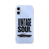 Manitoba Samsung Galaxy A04 Uyumlu Baskılı Yumuşak Silikon Şeffaf Telefon Kılıfı, Vintage Soul Desen