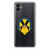 Manitoba Samsung Galaxy A04 Uyumlu Wolverine Tasarımlı Baskılı Şeffaf Telefon Kılıfı