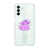 Manitoba Samsung Galaxy A04S Uyumlu Melek Tasarımlı Baskılı Şeffaf Telefon Kılıfı