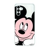 Manitoba Samsung Galaxy A04S Uyumlu Mickey Tasarımlı Baskılı Şeffaf Telefon Kılıfı