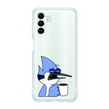 Manitoba Samsung Galaxy A04S Uyumlu Mordecai Tasarımlı Baskılı Şeffaf Telefon Kılıfı