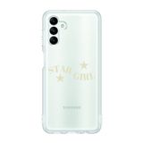 Manitoba Samsung Galaxy A04S Uyumlu Star Girl Tasarımlı Baskılı Şeffaf Telefon Kılıfı