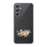 Manitoba Samsung Galaxy A14 Uyumlu Friends Tasarımlı Baskılı Şeffaf Telefon Kılıfı