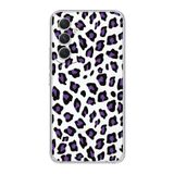 Manitoba Samsung Galaxy A14 Uyumlu Leopar Desen Tasarımlı Şeffaf Telefon Kılıfı, Silikon, Çok Renkli