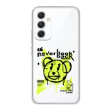 Manitoba Samsung Galaxy A14 Uyumlu Never Look Back Tasarımlı Şeffaf Telefon Kılıfı, Çok Renkli