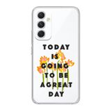 Manitoba Samsung Galaxy A14 Uyumlu Today Is Going To Tasarımlı Şeffaf Telefon Kılıfı, Çok Renkli