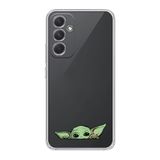 Manitoba Samsung Galaxy A15 Uyumlu Yoda Tasarımlı Baskılı Şeffaf Telefon Kılıfı