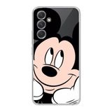 Manitoba Samsung Galaxy A16 Uyumlu Mickey Tasarımlı Baskılı Şeffaf Telefon Kılıfı