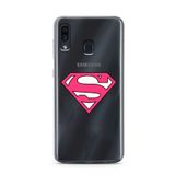 Manitoba Samsung Galaxy A20 / A30 Uyumlu Şeffaf Telefon Kılıfı, Baskılı, Silikon