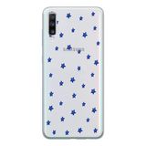 Manitoba Samsung Galaxy A20S ile Uyumlu Minik Yıldızlar Tasarımlı Baskılı Şeffaf Telefon Kılıfı
