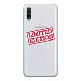 Manitoba Samsung Galaxy A20S Uyumlu Limited Edition Tasarımlı Şeffaf Telefon Kılıfı, Çok Renkli