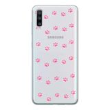 Manitoba Samsung Galaxy A20S Uyumlu Pati Tasarımlı Şeffaf Telefon Kılıfı, Çok Renkli