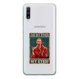 Manitoba Samsung Galaxy A20S Uyumlu Phoebe Tasarımlı Baskılı Şeffaf Telefon Kılıfı