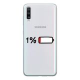 Manitoba Samsung Galaxy A20S Uyumlu Şarj Tasarımlı Şeffaf Telefon Kılıfı, Silikon, Çok Renkli