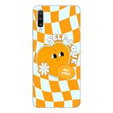 Manitoba Samsung Galaxy A20S Uyumlu Self Love Tasarımlı Şeffaf Telefon Kılıfı, Çok Renkli
