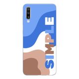 Manitoba Samsung Galaxy A20S Uyumlu Simple Tasarımlı Şeffaf Telefon Kılıfı, Çok Renkli