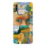 Manitoba Samsung Galaxy A20S Uyumlu Van Gogh Tasarımlı Baskılı Şeffaf Telefon Kılıfı