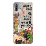 Manitoba Samsung Galaxy A20S Uyumlu What If Tasarımlı Baskılı Şeffaf Telefon Kılıfı