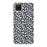 Manitoba Samsung Galaxy A22, M22, M32 ile Uyumlu Baskılı Yumuşak Silikon Telefon Kılıfı, Leopar Desen, Şeffaf