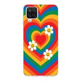 Manitoba Samsung Galaxy A22, M22, M32 ile Uyumlu Baskılı Yumuşak Silikon Telefon Kılıfı, Renkli Desen