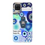 Manitoba Samsung Galaxy A22, M22, M32 Uyumlu Baskılı Yumuşak Silikon Şeffaf Telefon Kılıfı, Desen18