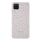 Manitoba Samsung Galaxy A22/M22/M32 ile Uyumlu Minik Kalpler Tasarımlı Baskılı Şeffaf Telefon Kılıfı