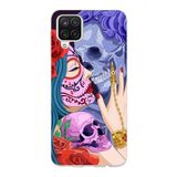 Manitoba Samsung Galaxy A22/M22/M32 Uyumlu Aşk Tasarımlı Şeffaf Telefon Kılıfı, Çok Renkli