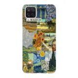 Manitoba Samsung Galaxy A22/M22/M32 Uyumlu Baskılı Yumuşak Silikon Telefon Kılıfı, Van Gogh Deseni