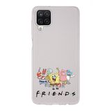 Manitoba Samsung Galaxy A22/M22/M32 Uyumlu Friends Tasarımlı Baskılı Şeffaf Telefon Kılıfı