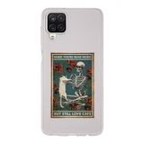 Manitoba Samsung Galaxy A22/M22/M32 Uyumlu Love Cats Tasarımlı Şeffaf Telefon Kılıfı, Çok Renkli