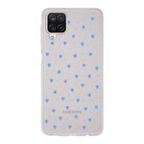 Manitoba Samsung Galaxy A22/M22/M32 Uyumlu Minik Kalpler Tasarımlı Baskılı Şeffaf Telefon Kılıfı