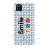 Manitoba Samsung Galaxy A22/M22/M32 Uyumlu Smile Tasarımlı Şeffaf Telefon Kılıfı, Çok Renkli