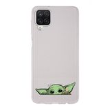 Manitoba Samsung Galaxy A22/M22/M32 Uyumlu Yoda Tasarımlı Baskılı Şeffaf Telefon Kılıfı