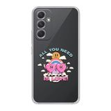 Manitoba Samsung Galaxy A25 Uyumlu All You Need Tasarımlı Baskılı Şeffaf Telefon Kılıfı