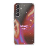 Manitoba Samsung Galaxy A25 Uyumlu Baskılı Yumuşak Silikon Şeffaf Telefon Kılıfı, Desen204