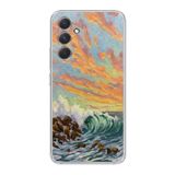 Manitoba Samsung Galaxy A25 Uyumlu Baskılı Yumuşak Silikon Şeffaf Telefon Kılıfı, Desen46