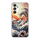 Manitoba Samsung Galaxy A25 Uyumlu Baskılı Yumuşak Silikon Şeffaf Telefon Kılıfı, Desen78
