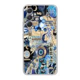 Manitoba Samsung Galaxy A25 Uyumlu Baskılı Yumuşak Silikon Şeffaf Telefon Kılıfı, Desen88