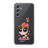 Manitoba Samsung Galaxy A25 Uyumlu Baskılı Yumuşak Silikon Şeffaf Telefon Kılıfı, Powerpuff Girls Desen