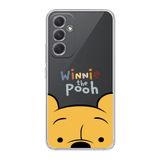 Manitoba Samsung Galaxy A25 Uyumlu Baskılı Yumuşak Silikon Şeffaf Telefon Kılıfı, Winnie the Pooh Desen