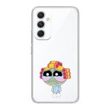 Manitoba Samsung Galaxy A25 Uyumlu Bubbles Tasarımlı Şeffaf Telefon Kılıfı, Çok Renkli