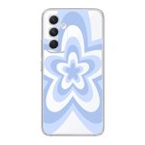 Manitoba Samsung Galaxy A25 Uyumlu Çiçek Tasarımlı Şeffaf Telefon Kılıfı, Silikon, Çok Renkli