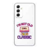 Manitoba Samsung Galaxy A25 Uyumlu Im Classic Tasarımlı Şeffaf Telefon Kılıfı, Çok Renkli