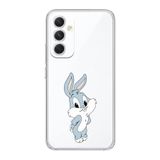 Manitoba Samsung Galaxy A25 Uyumlu Sevimli Tavşan Tasarımlı Şeffaf Telefon Kılıfı, Silikon, Çok Renkli